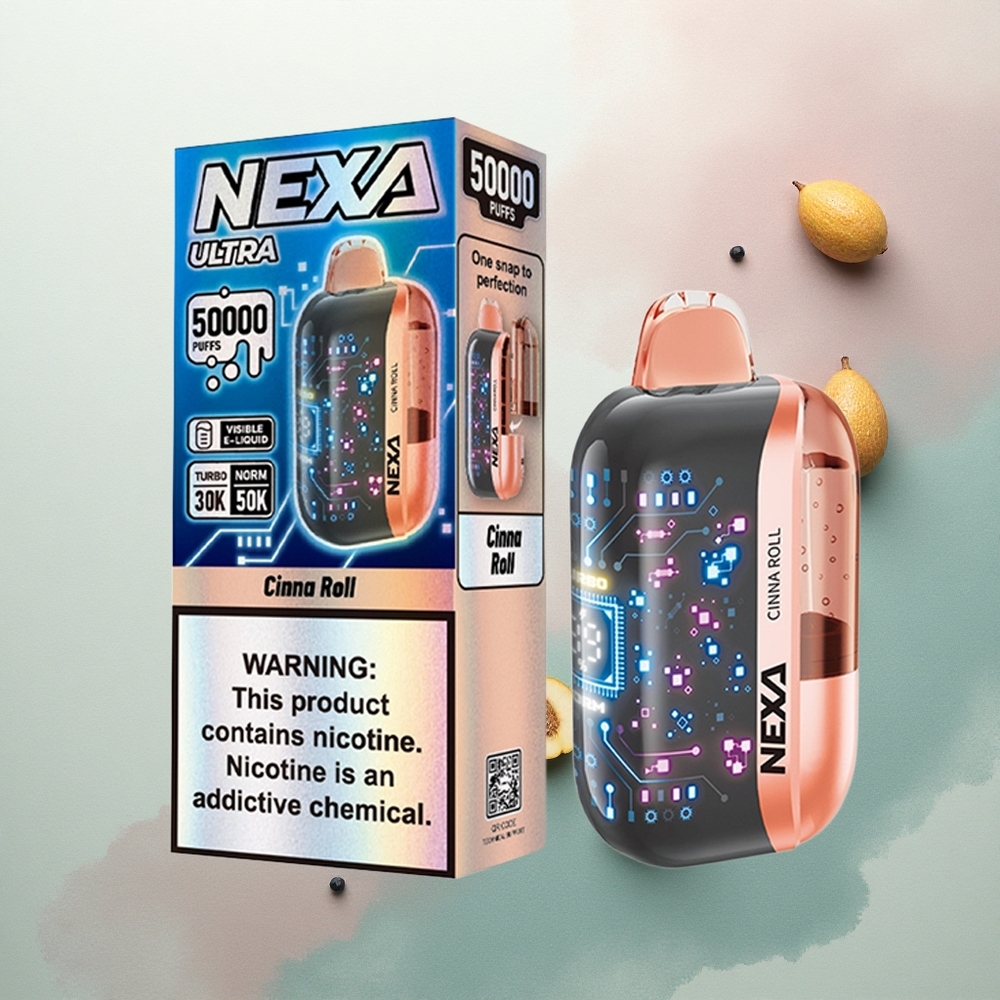 NEXA Ultra 50000 Puffs Cinna Roll 5% Nicotine 800mAh