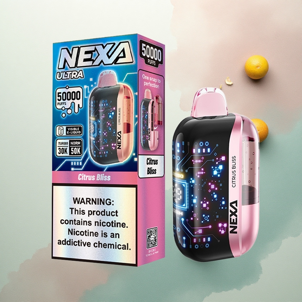 NEXA Ultra 50000 Puffs Citrus Bliss 20ml 5% Nicotine 800mAh