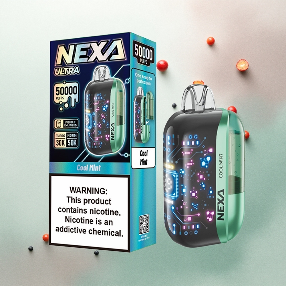 NEXA Ultra 50000 Puffs Cool Mint 20ml 5% Nicotine 800mAh