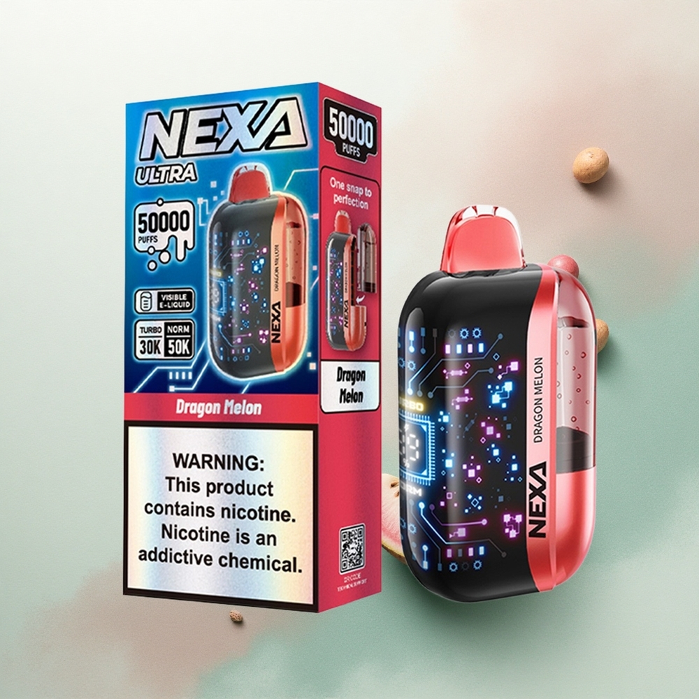 NEXA Ultra 50000 Puffs Dragon Melon 20ml 800mAh 5% Nicotine