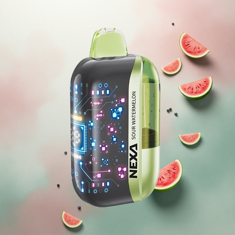 NEXA Ultra 50000 Puffs Sour Watermelon 20ml 800mAh 5% Nicotine