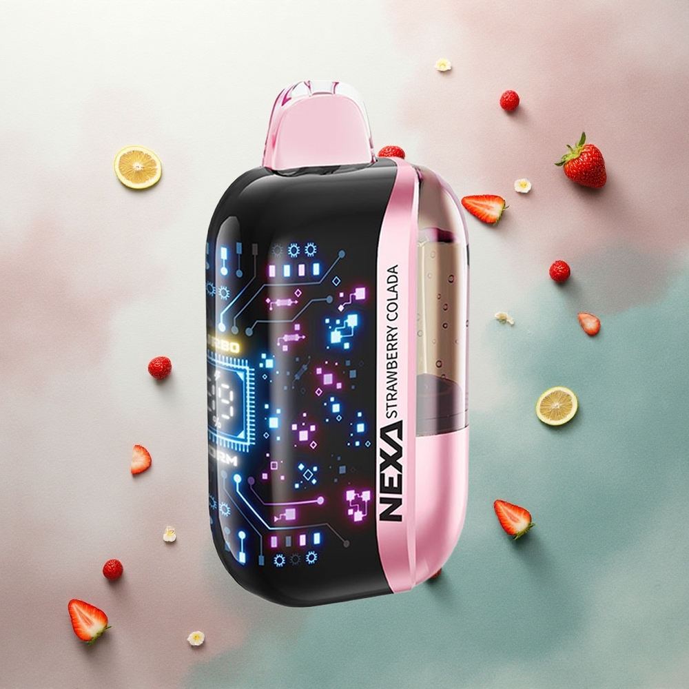 NEXA Ultra 50000 Puffs Strawberry Colada Dual Mesh 5% Nicotine 800mAh
