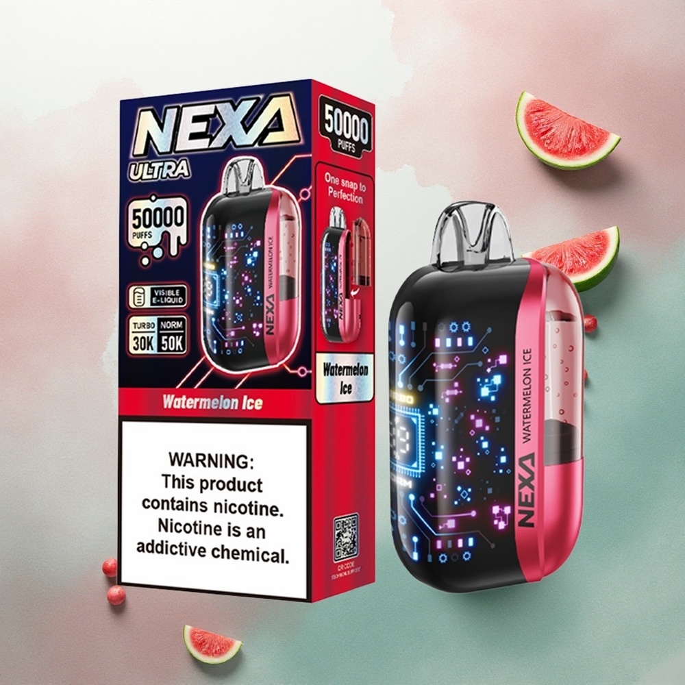 NEXA Ultra 50000 Puffs Watermelon Ice 20ml 5% Nicotine 800mAh