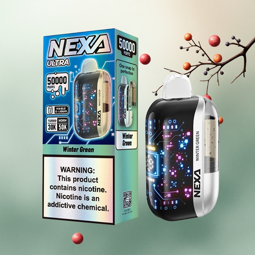 NEXA Ultra 50000 Puffs Winter Green 20ml 5% Nicotine 800mAh