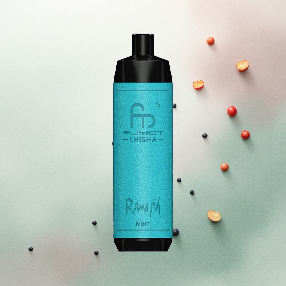 RandM Fumot Shisha 10000 Puffs Mint Shisha Disposable Vape with 18ml E-liquid and 850mAh Battery