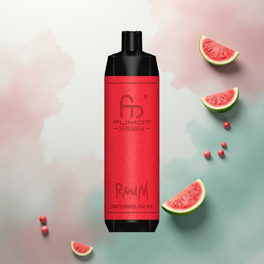 RandM Fumot Shisha 10000 Puffs Watermelon Ice 18ml 850mAh 0.5% Nicotine