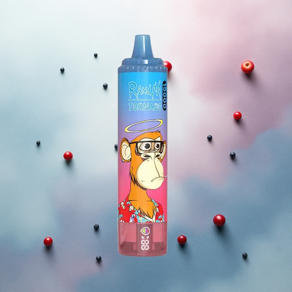 RandM Fumot Tornado 15000 Puffs Blue Razz Cherry 25ml 5% Nicotine Mesh Coil