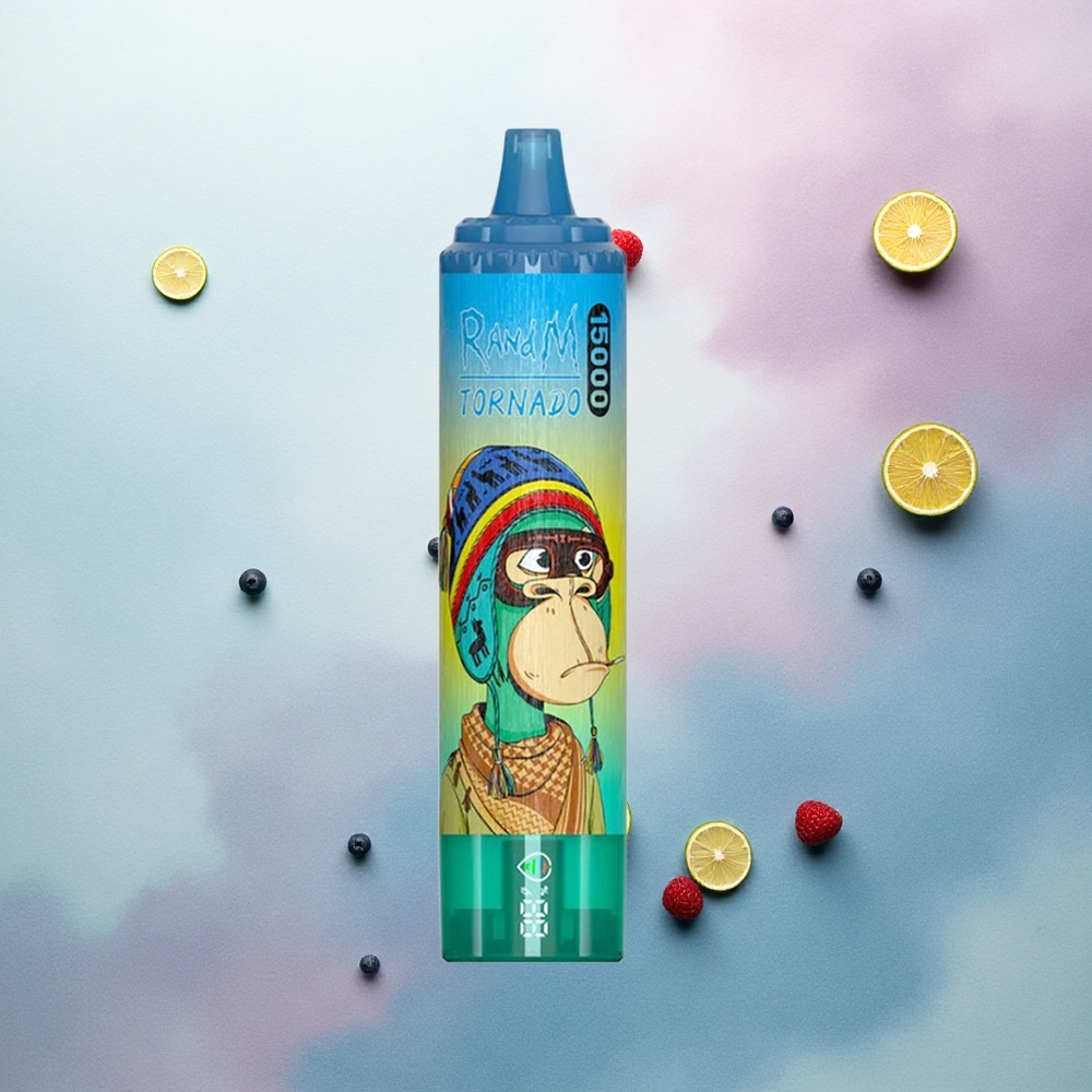RandM Fumot Tornado 15000 Puffs Blue Razz Lemonade Mesh Nicotine 5% 850mAh