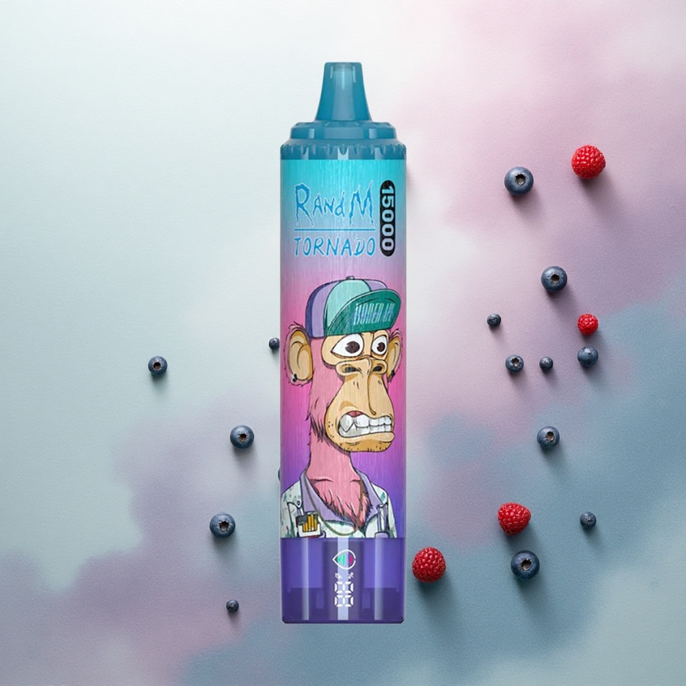 RandM Fumot Tornado 15000 Puffs Blueberry Raspberry Mesh Coil 25ml 850mAh