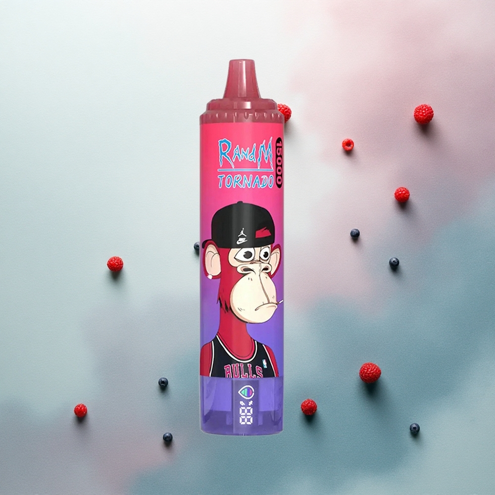 RandM Fumot Tornado 15000 Puffs Bluesour Raspberry 25ml 850mAh Mesh Coil