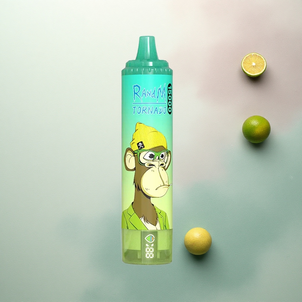RandM Fumot Tornado 15000 Puffs Lemon Lime 25ml Mesh Coil 5% Nicotine