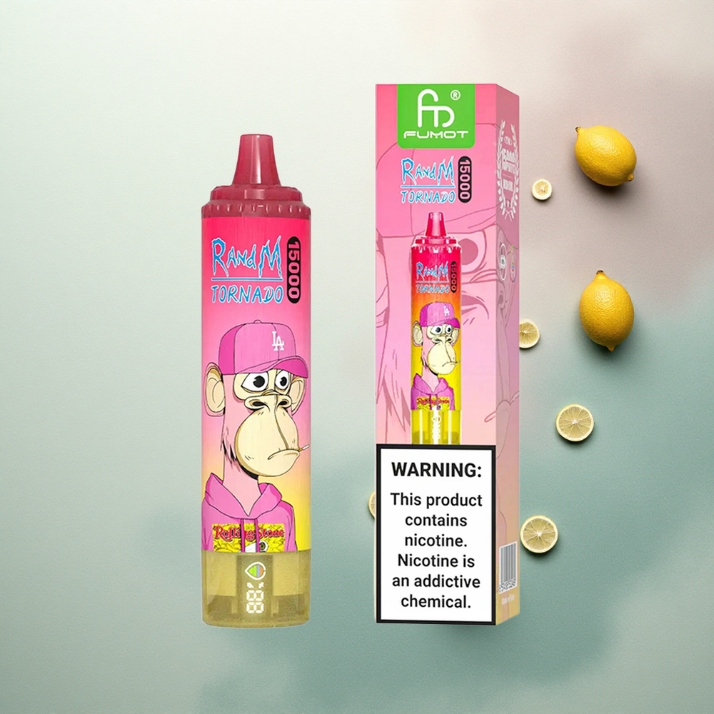 RandM Fumot Tornado 15000 Puffs Lemon Mesh 850mAh