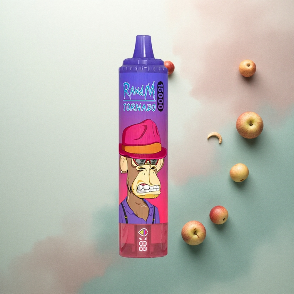 RandM Fumot Tornado 15000 Puffs Sour Apple Mesh 25ml 5% Nicotine