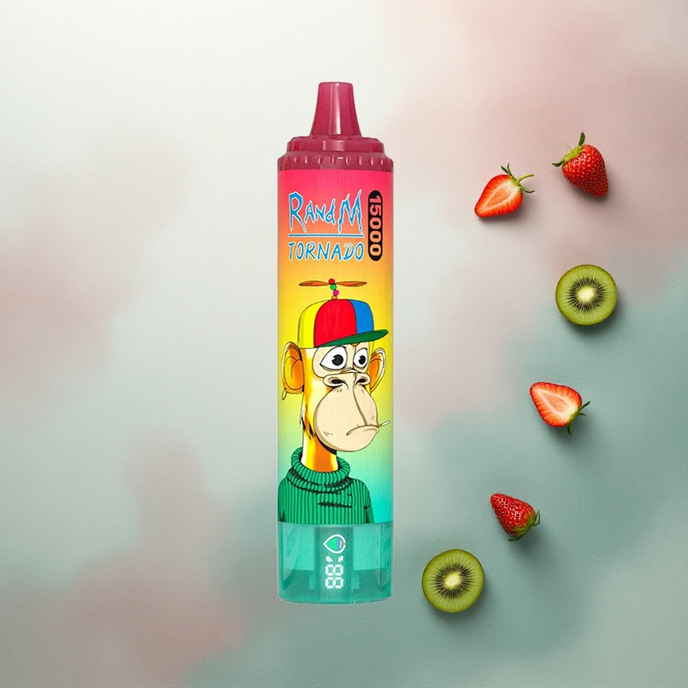 RandM Fumot Tornado 15000 Puffs Strawberry Kiwi Mesh 850mAh 25ml
