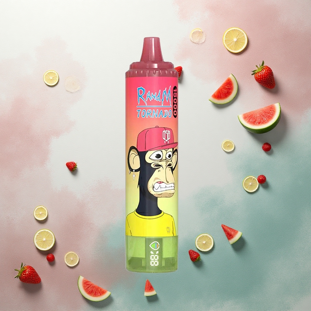 RandM Fumot Tornado 15000 Puffs Strawberry Watermelon Lemonade 25ml 5% Nicotine 850mAh