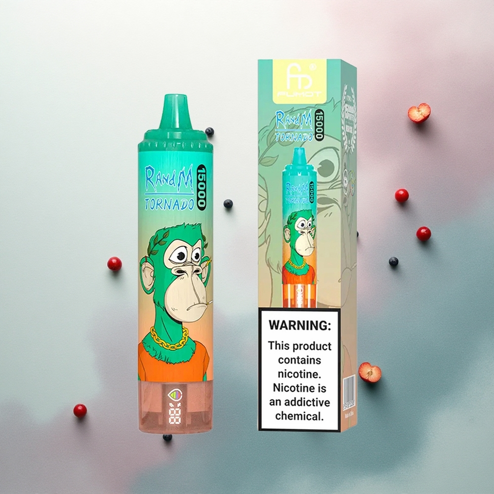 RandM Fumot Tornado 15000 Puffs Triple Berry 25ml 850mAh Mesh Coil