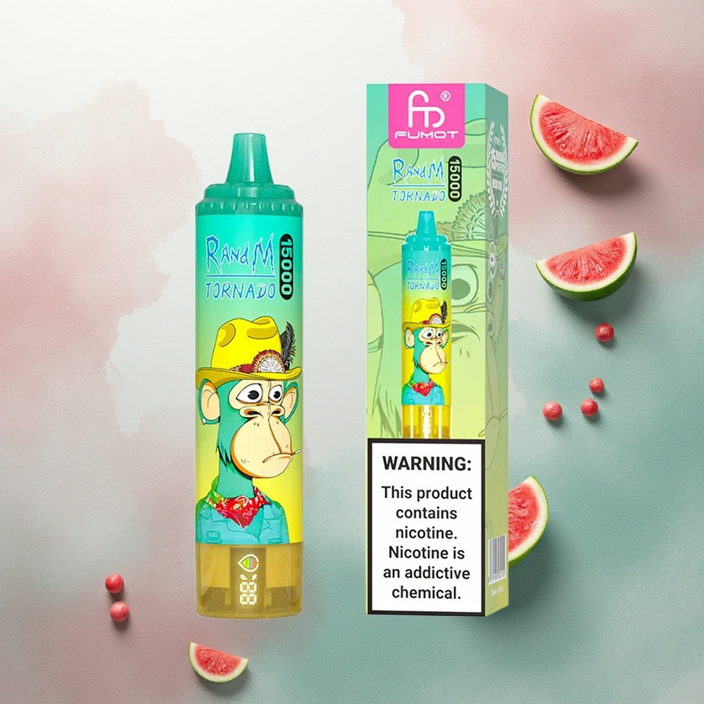 RandM Fumot Tornado 15000 Puffs Watermelon Ice 25ml 850mAh Mesh
