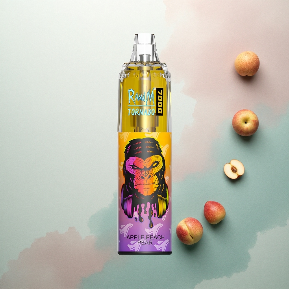 RandM Fumot Tornado 7000 Puffs Apple Peach Pear Mesh Coil 850mAh