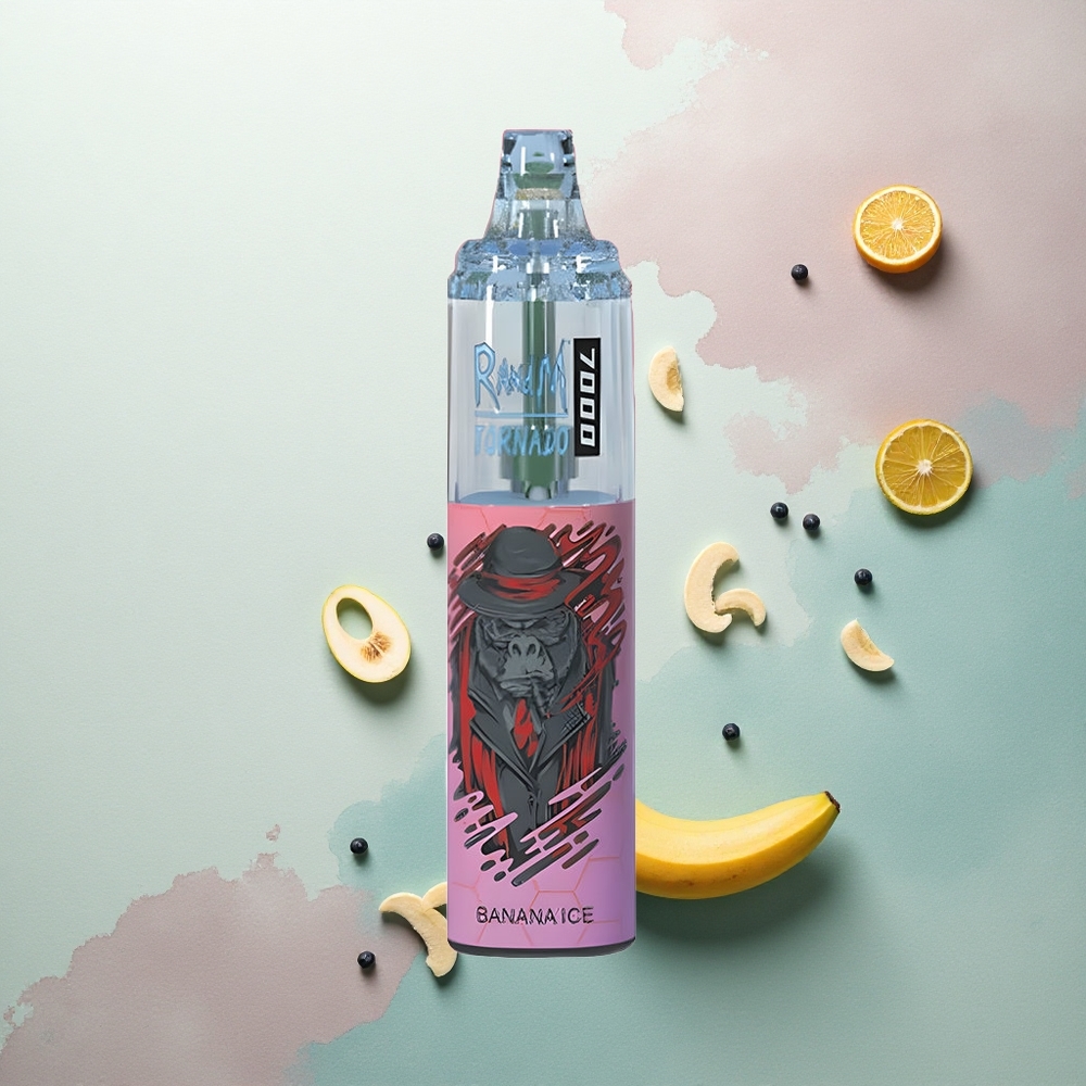 RandM Fumot Tornado 7000 Puffs Banana Ice Mesh Coil 850mAh