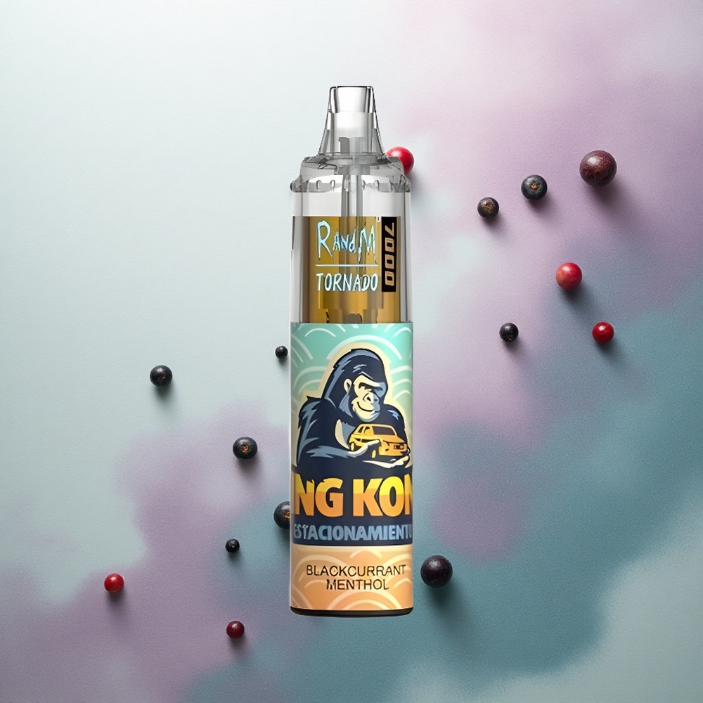 RandM Fumot Tornado 7000 Puffs Blackcurrant Menthol 14ML Mesh 850mAh