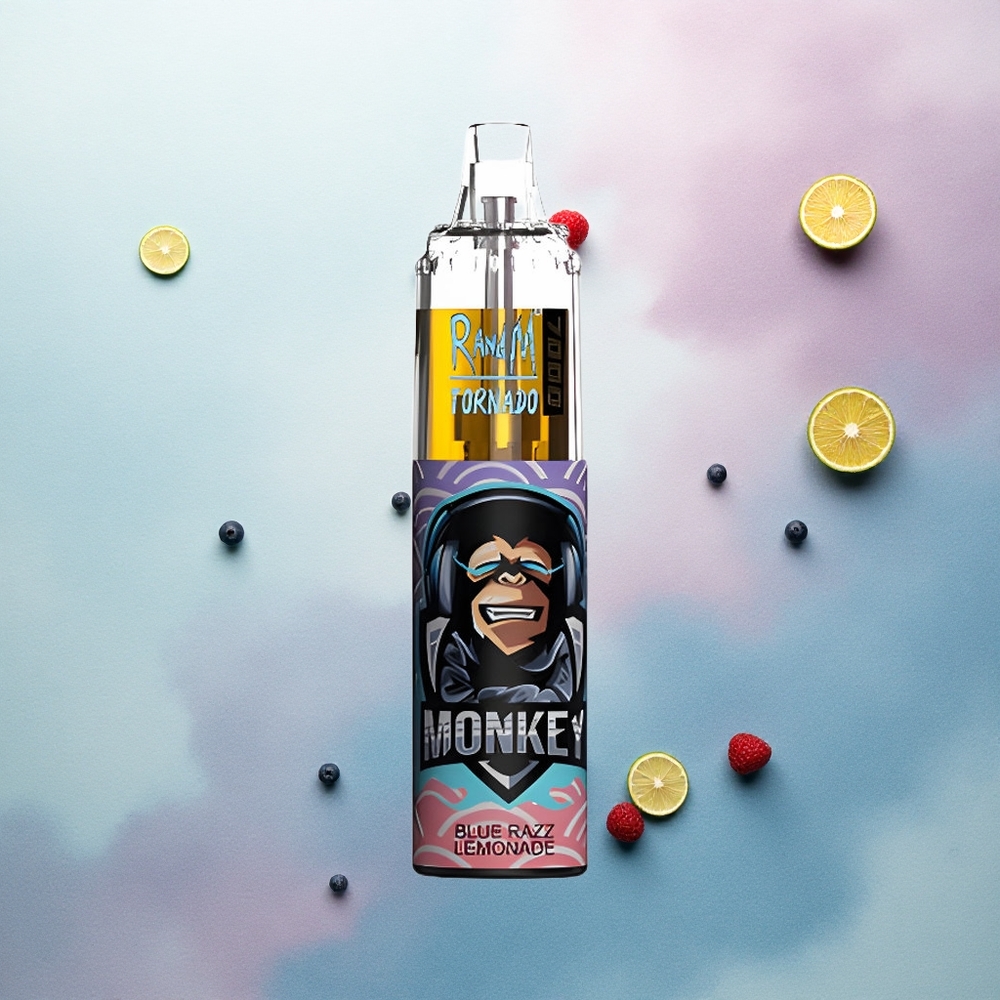 RandM Fumot Tornado 7000 Puffs Blue Razz Lemonade Mesh 850mAh 5% Nicotine