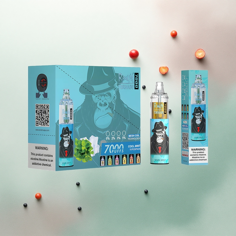 RandM Fumot Tornado 7000 Puffs Cool Mint Mesh 850mAh Air-Adjustable