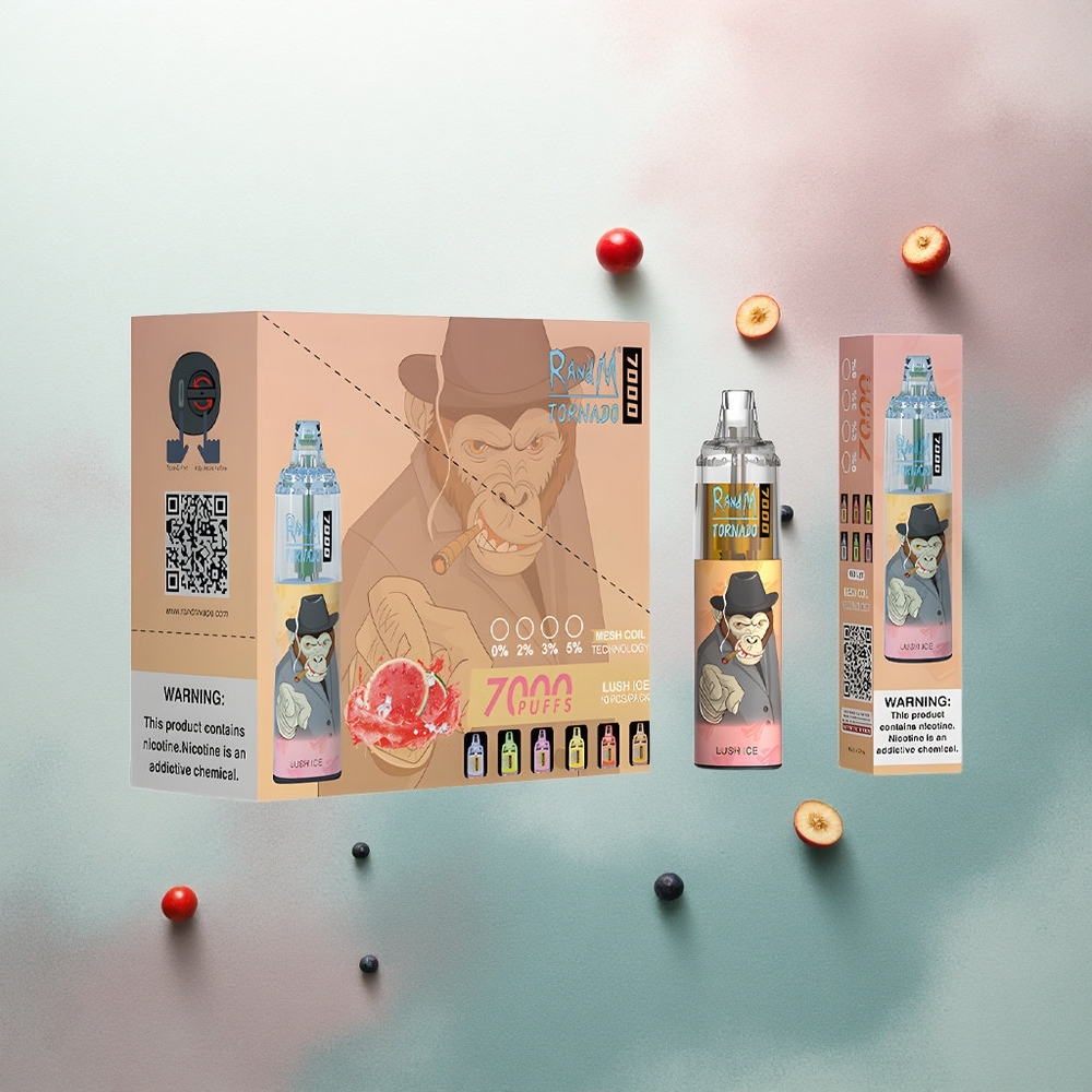 RandM Fumot Tornado 7000 Puffs Lush Ice 850mAh Mesh 5% Nicotine