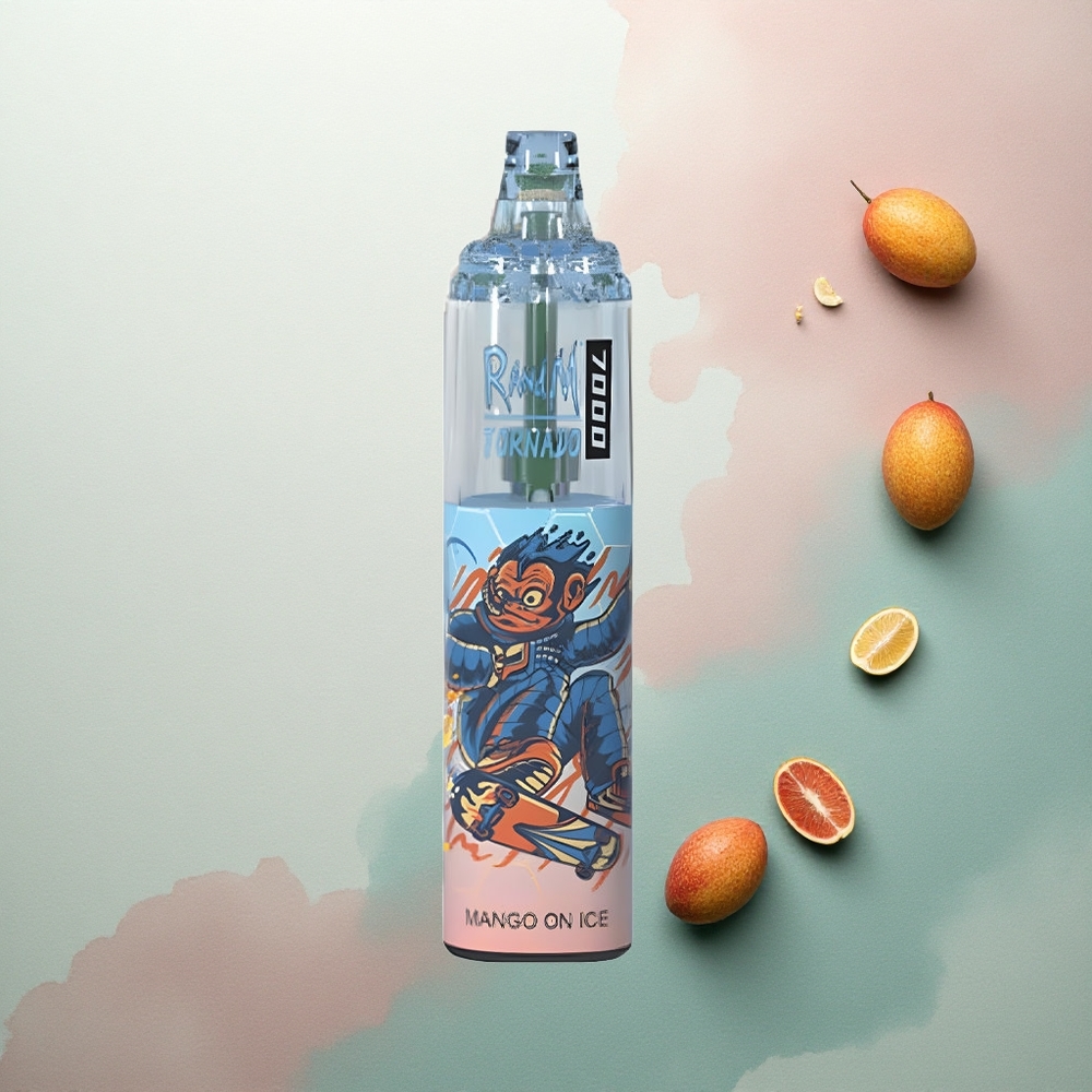 RandM Fumot Tornado 7000 Puffs Mango On Ice 850mAh Mesh 5% Nicotine