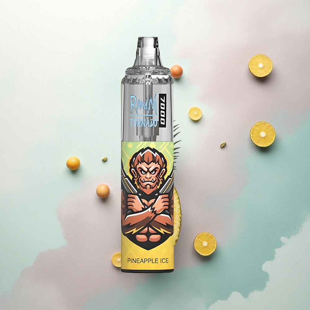RandM Fumot Tornado 7000 Puffs Pineapple Ice Mesh 5% Nicotine 850mAh