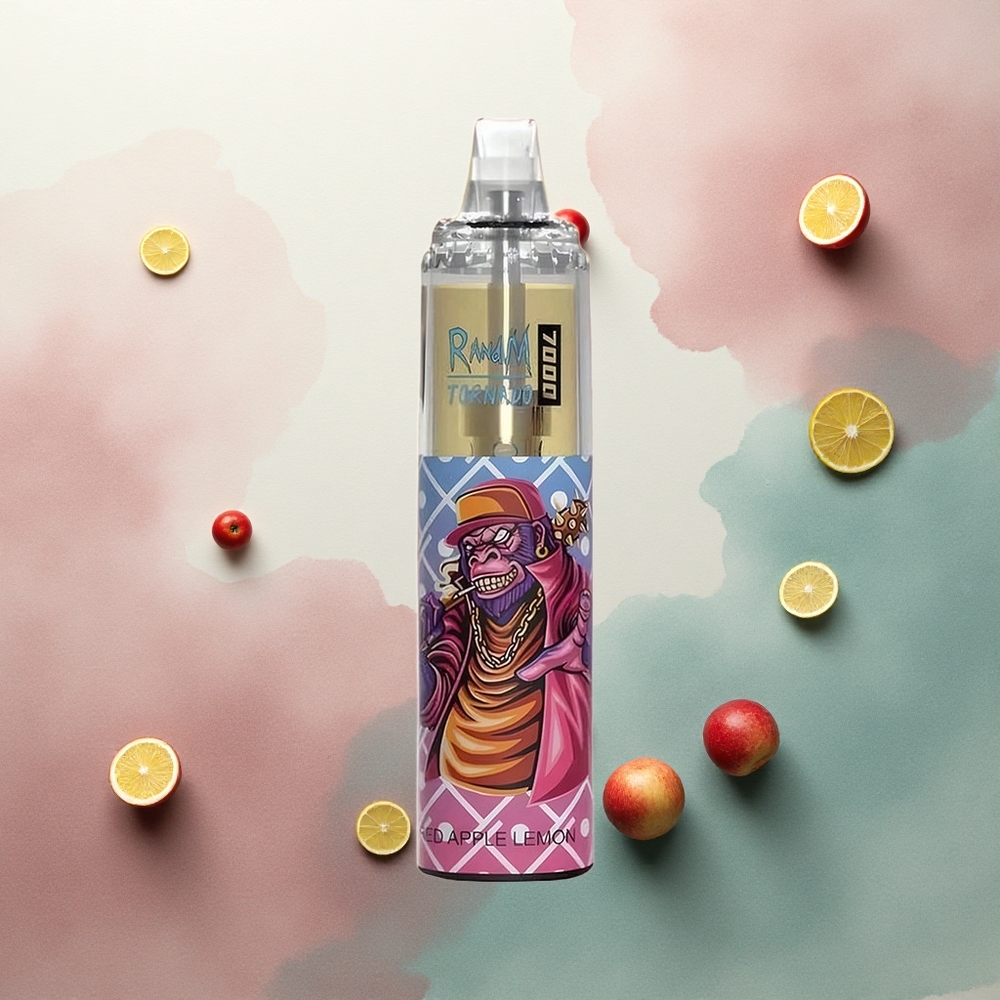 RandM Fumot Tornado 7000 Puffs Red Apple Lemon 14ML 850mAh Mesh