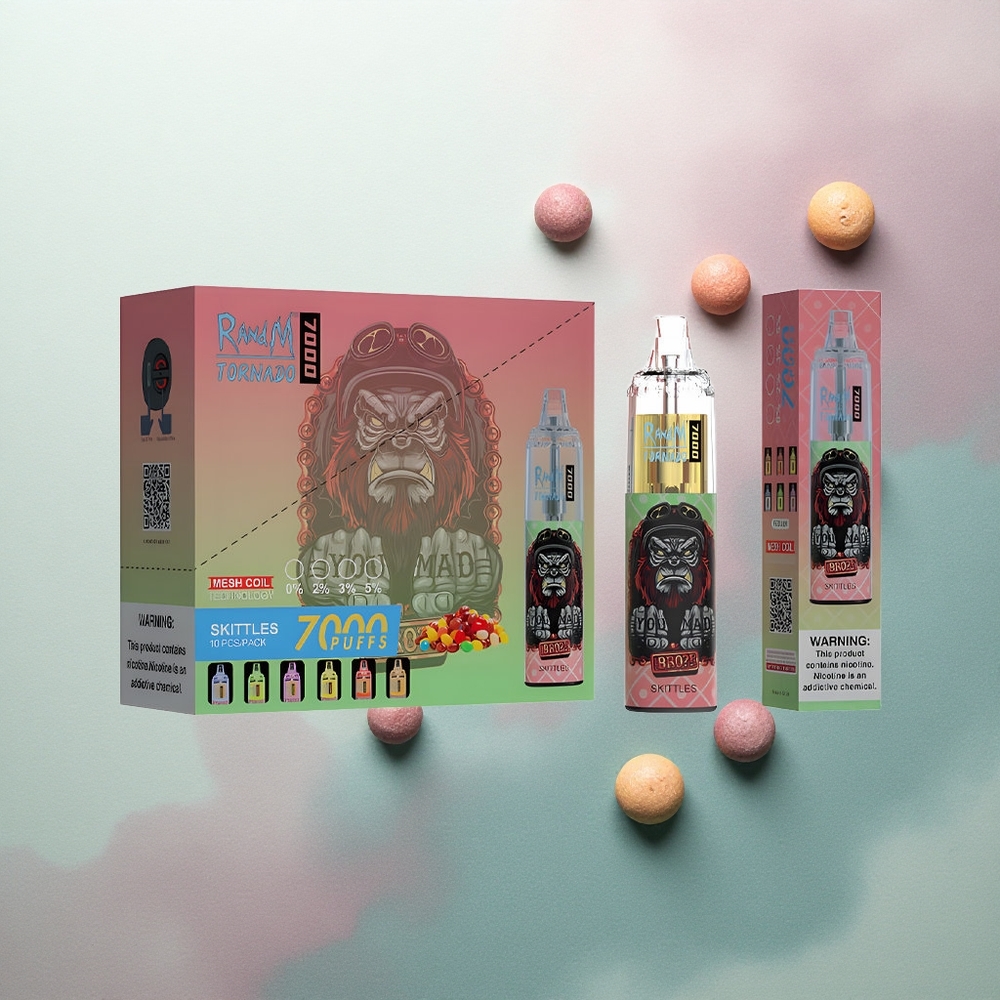 RandM Fumot Tornado 7000 Puffs Skittles Mesh Type-C 850mAh