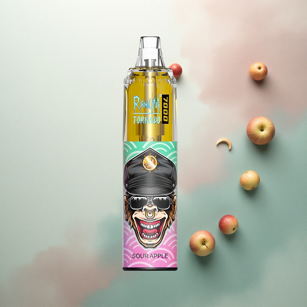 RandM Fumot Tornado 7000 Puffs Sour Apple Mesh 850mAh 5% Nicotine