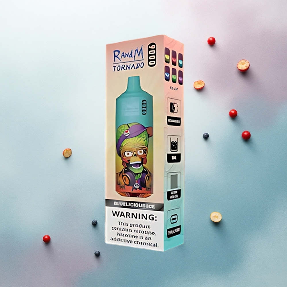 RandM Fumot Tornado 9000 Puffs Bluelicious Ice 18mL Mesh 850mAh