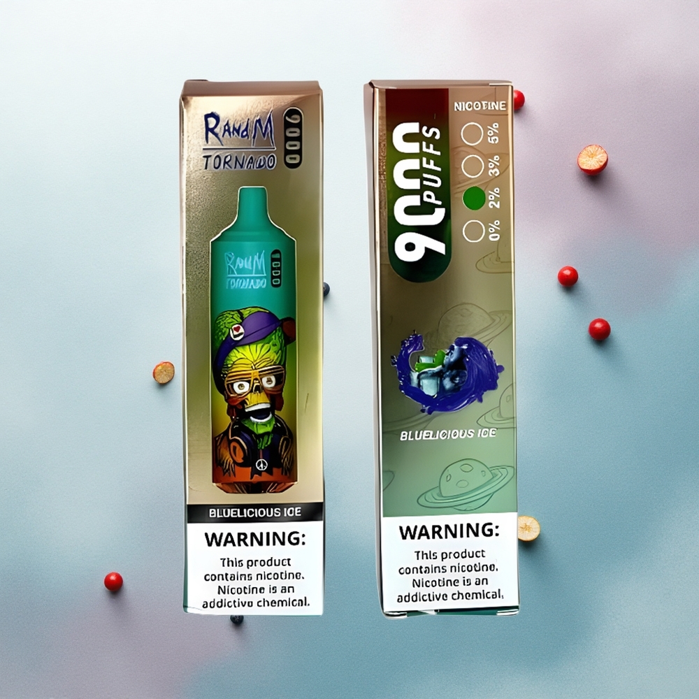 RandM Fumot Tornado 9000 Puffs Bluelicious Ice 18mL Mesh 850mAh