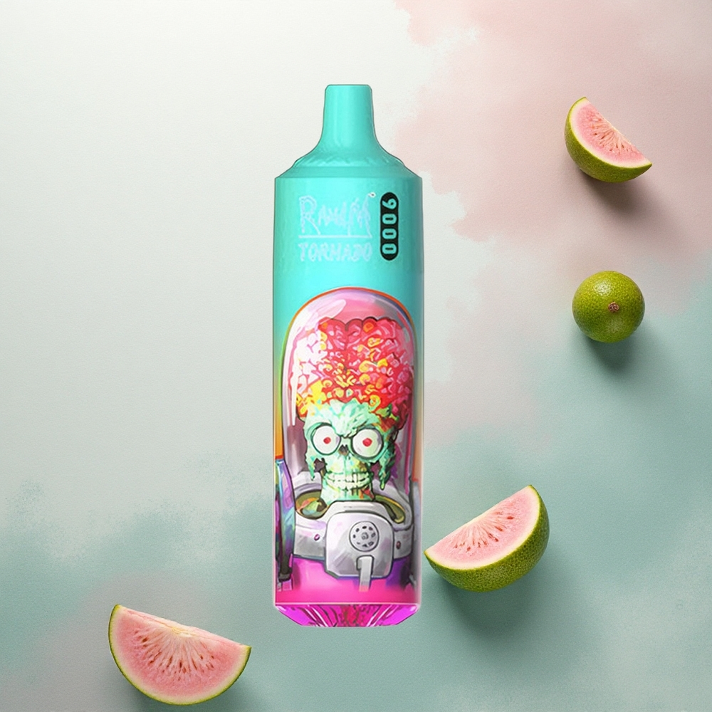 RandM Fumot Tornado 9000 Puffs Guava Ice Mesh Coil 18mL 850mAh