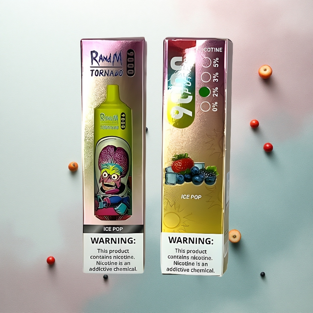 RandM Fumot Tornado 9000 Puffs Ice Pop Mesh 850mAh 18mL