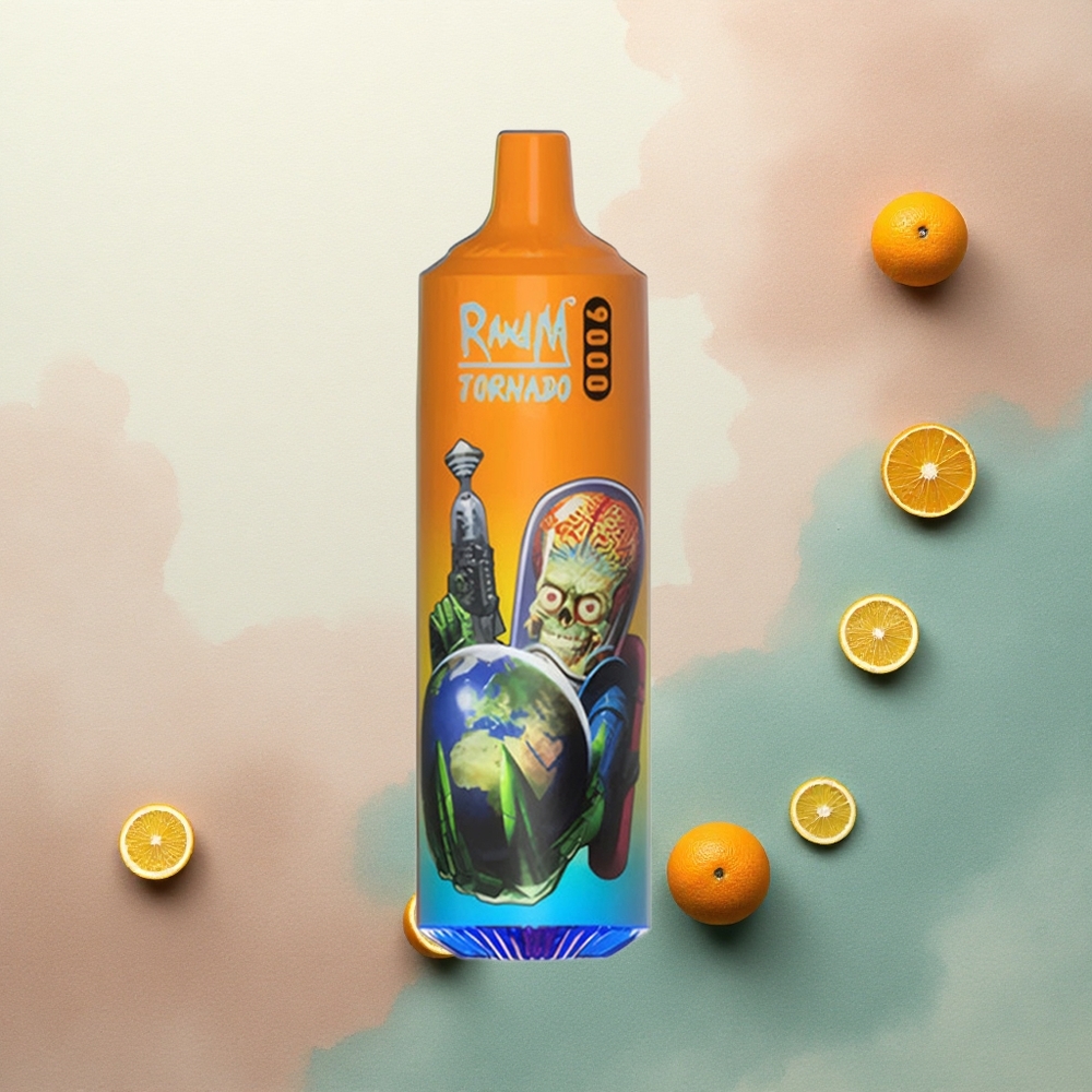 RandM Fumot Tornado 9000 Puffs Orange Soda 850mAh 18mL Mesh
