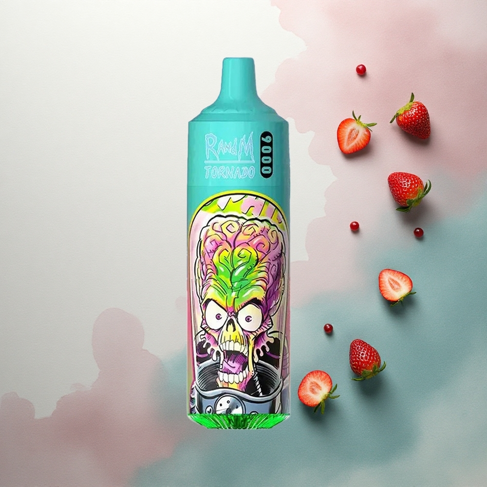 RandM Fumot Tornado 9000 Puffs Strawberry Pomegranate 18mL Mesh 850mAh