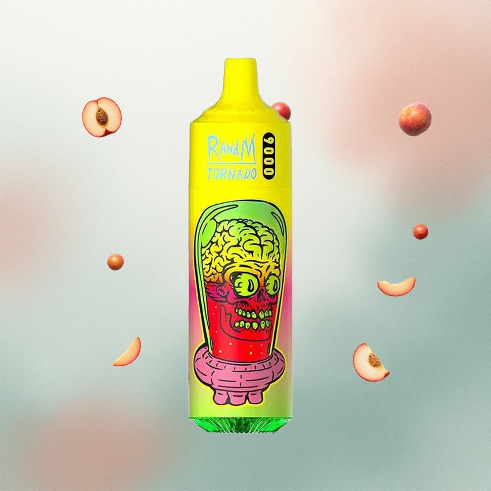 RandM Fumot Tornado 9000 Puffs Summer Peach Ice 18mL Mesh