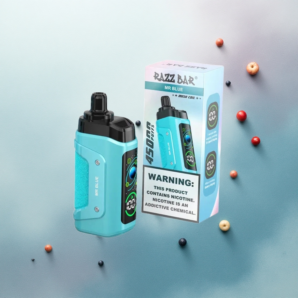 Razz Bar 45000 Puffs Blue Mesh 650mAh Nicotine 20mg