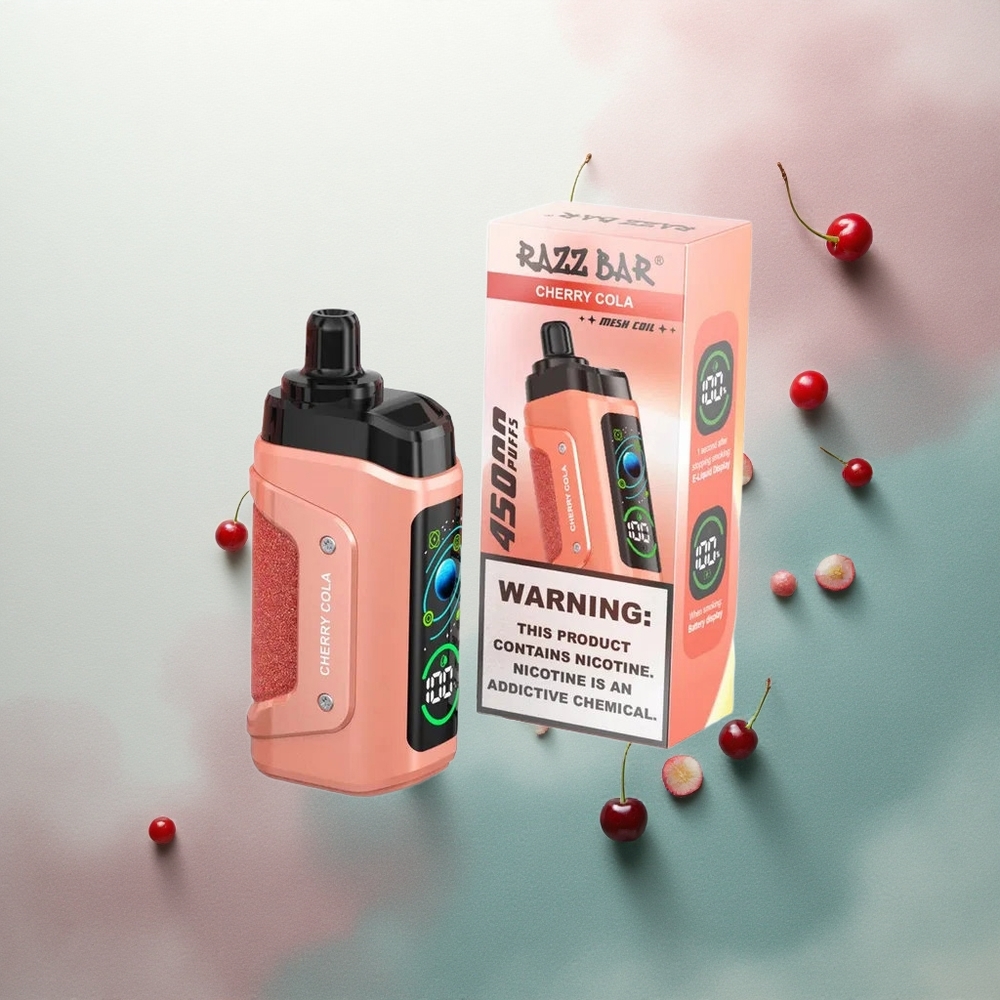 Razz Bar 45000 Puffs Cherry Cola 20mg Nicotine 650mAh