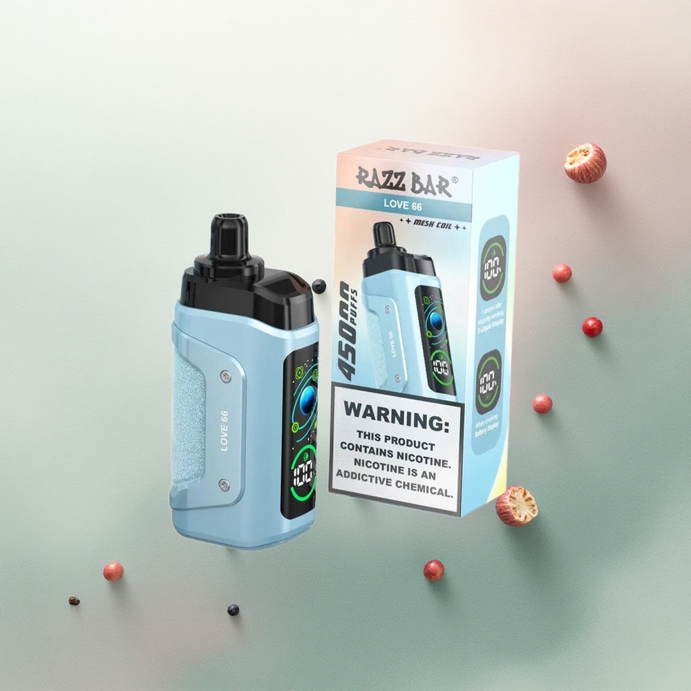 Razz Bar 45000 Puffs Love 66 Mesh 20mg Nicotine 650mAh