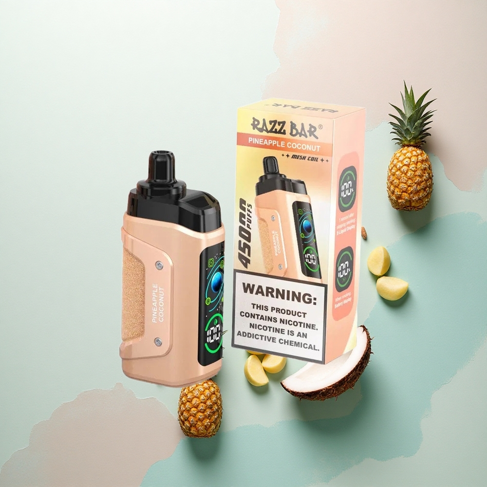 Razz Bar 45000 Puffs Pineapple Coconut 20mg Nicotine 650mAh