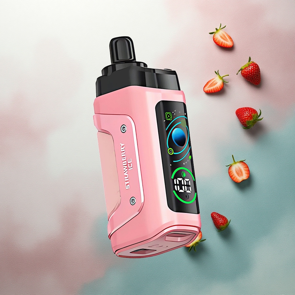 Razz Bar 45000 Puffs Strawberry Ice 650mAh Type-C Rechargeable