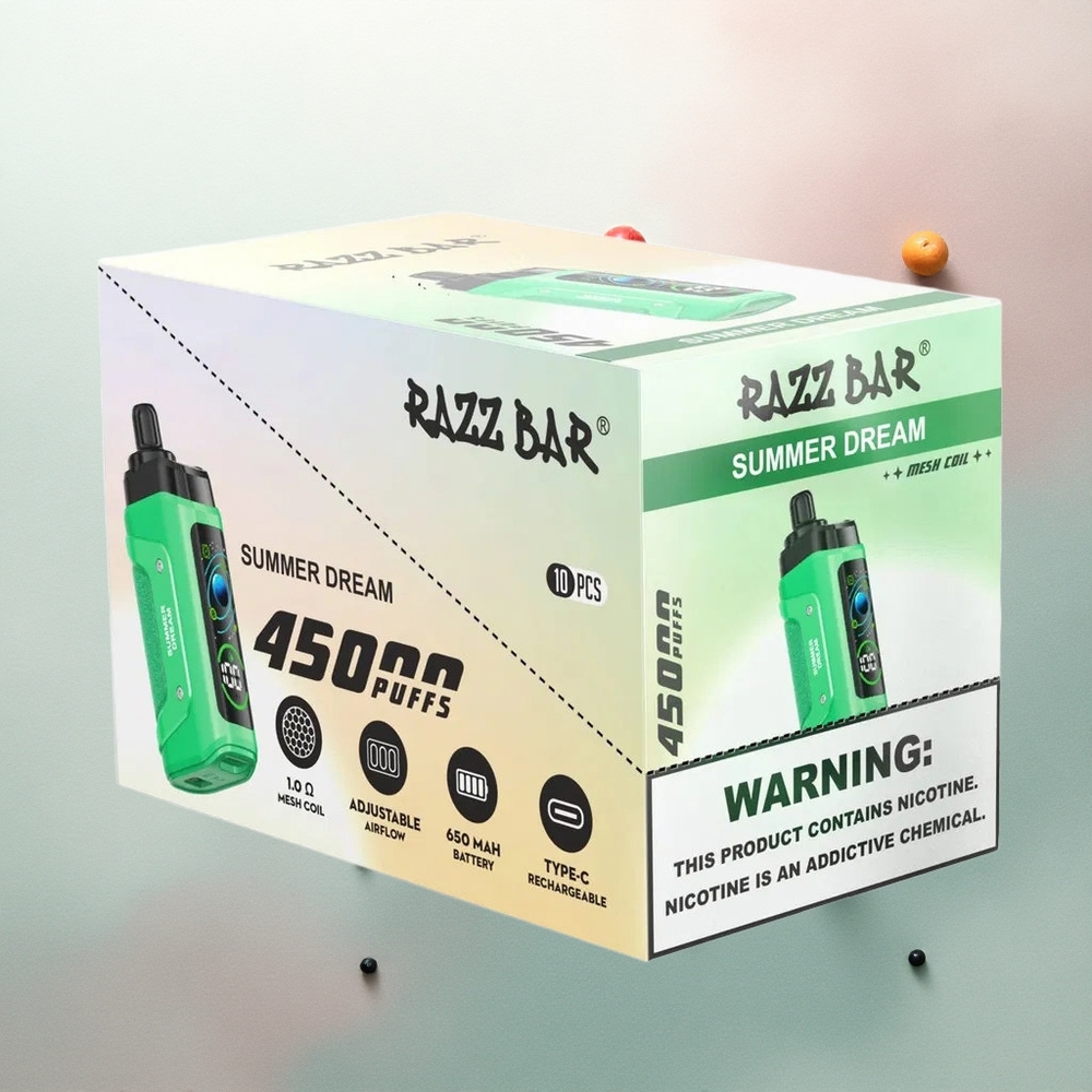Razz Bar 45000 Puffs Summer Dream 20mg Nicotine 650mAh Type-C