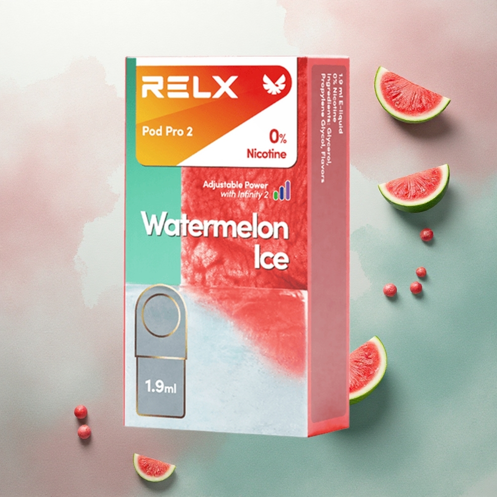 Relx Pod Pro 2 Vape Device Watermelon Ice 0mg/ml 1.9ml 3 Modes
