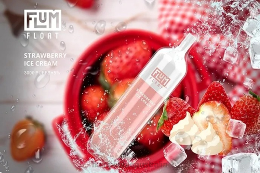 FLUM FLOAT 3000 PUFFS Strawberry Ice Cream - Flum float Australia BN54V74
