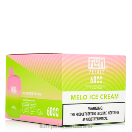 FLUM PEBBLES 6000 PUFFS 10 PACKS Melo Ice Cream - Flum Pebbles near me BN54V56
