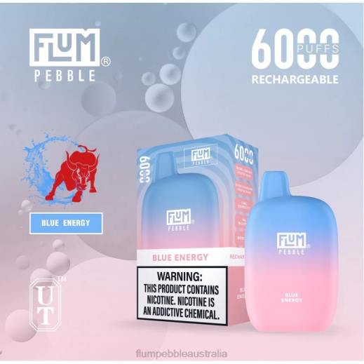 FLUM PEBBLES 6000 PUFFS Blue Energy - Flum Pebbles bulk BN54V12