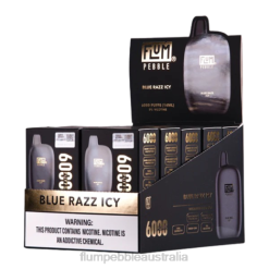 FLUM PEBBLES 6000 PUFFS 10 PACKS Blue Razz Icy - Flum Pebbles flavors BN54V15